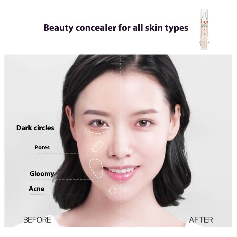 Flüssig-Concealer in Spritzenform – Abdeckende Foundation für makellosen Teint