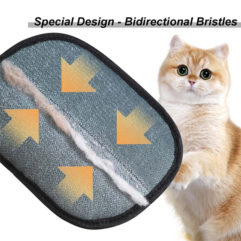 New Pet Hair Remover Electrostatic Gloves, 2025 New Pet Hair Removal Glove For Cats & Dogs