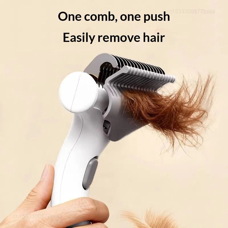 Pet Dog Brush Cat Comb Self Cleaning Pet Hair Remover Brush for Dogs Cats Grooming Tools Pets Dematting Comb Pet Massage Tools