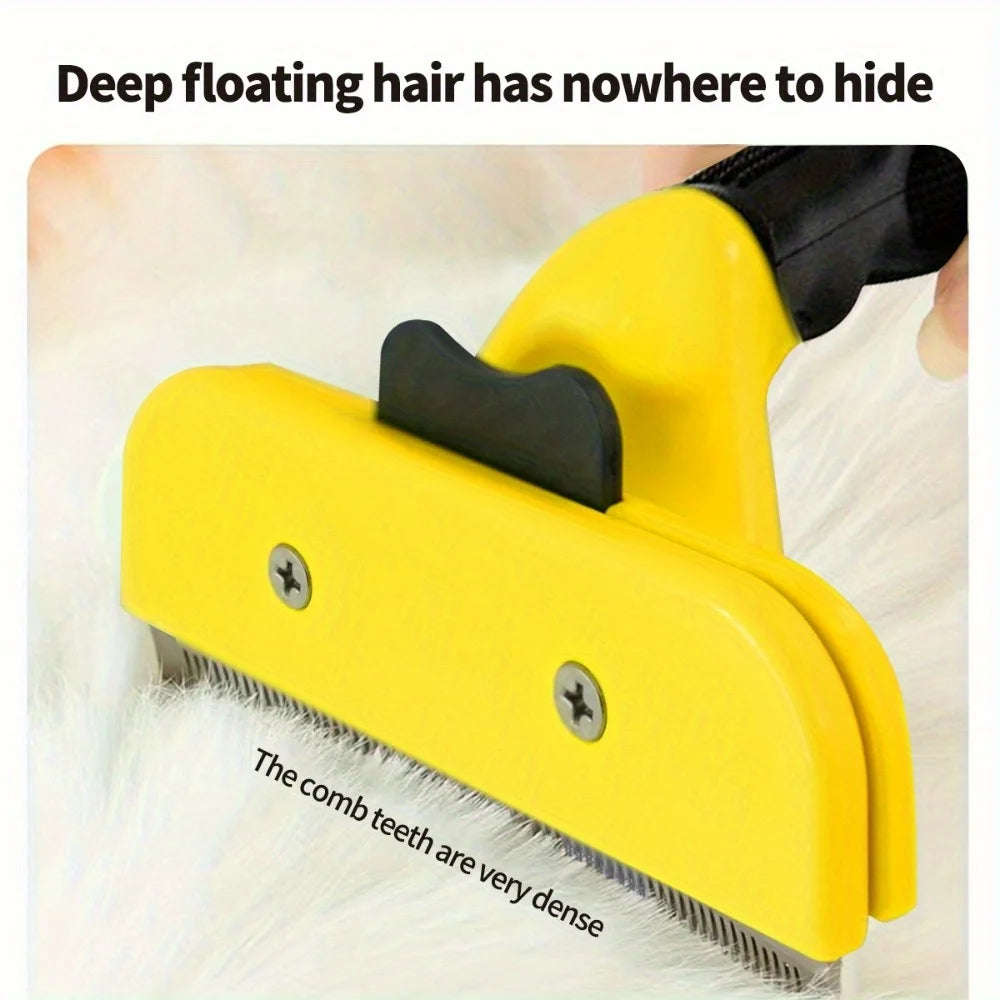 Style Pet Hair Remover Dog Cat Grooming Brush, Deshedding Comb for Puppy Shedding, Fur Removal Clipper Tool for Long Short Hair