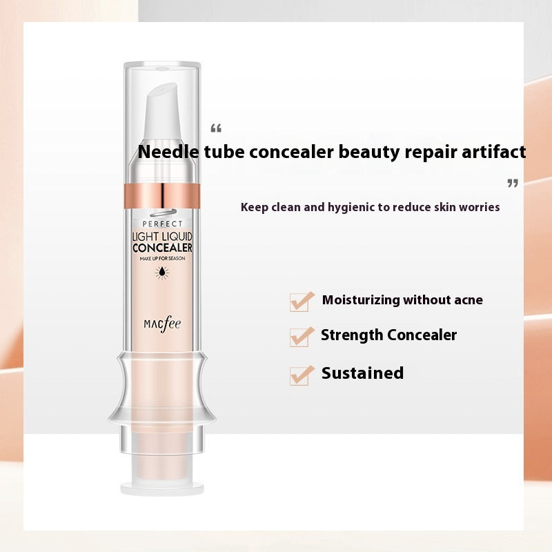 Flüssig-Concealer in Spritzenform – Abdeckende Foundation für makellosen Teint
