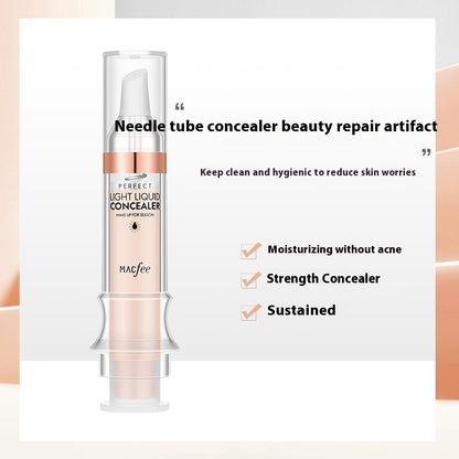Flüssig-Concealer in Spritzenform – Abdeckende Foundation für makellosen Teint