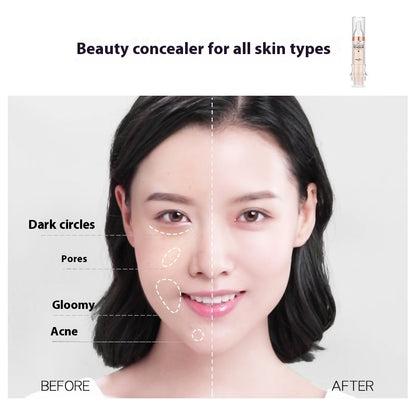 Flüssig-Concealer in Spritzenform – Abdeckende Foundation für makellosen Teint