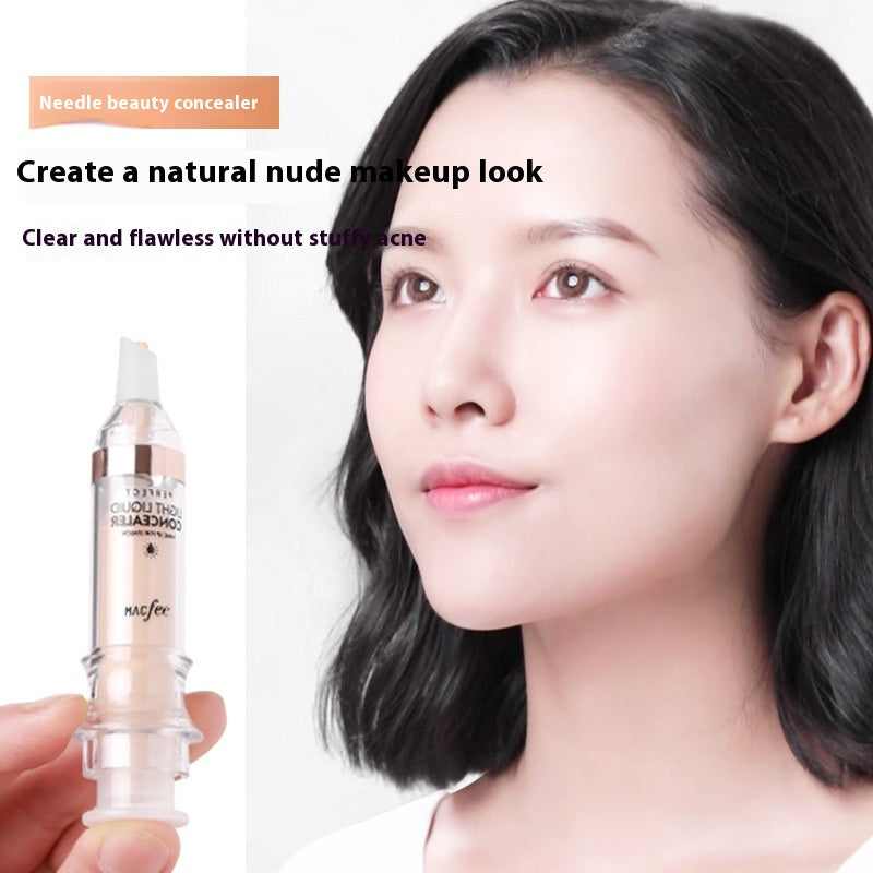 Flüssig-Concealer in Spritzenform – Abdeckende Foundation für makellosen Teint