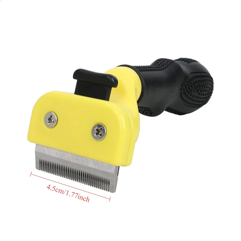 Style Pet Hair Remover Dog Cat Grooming Brush, Deshedding Comb for Puppy Shedding, Fur Removal Clipper Tool for Long Short Hair
