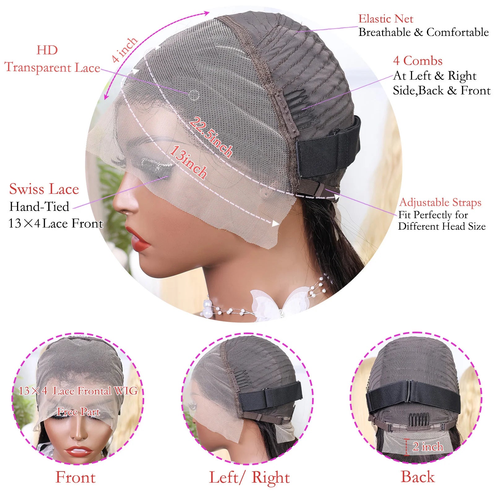 Highlight Curly Bob 13x4 Lace Frontal Wig Brazilian Ombre Brown Deep Water Wave Short Bob Lace Front Human Hair Wigs For Women